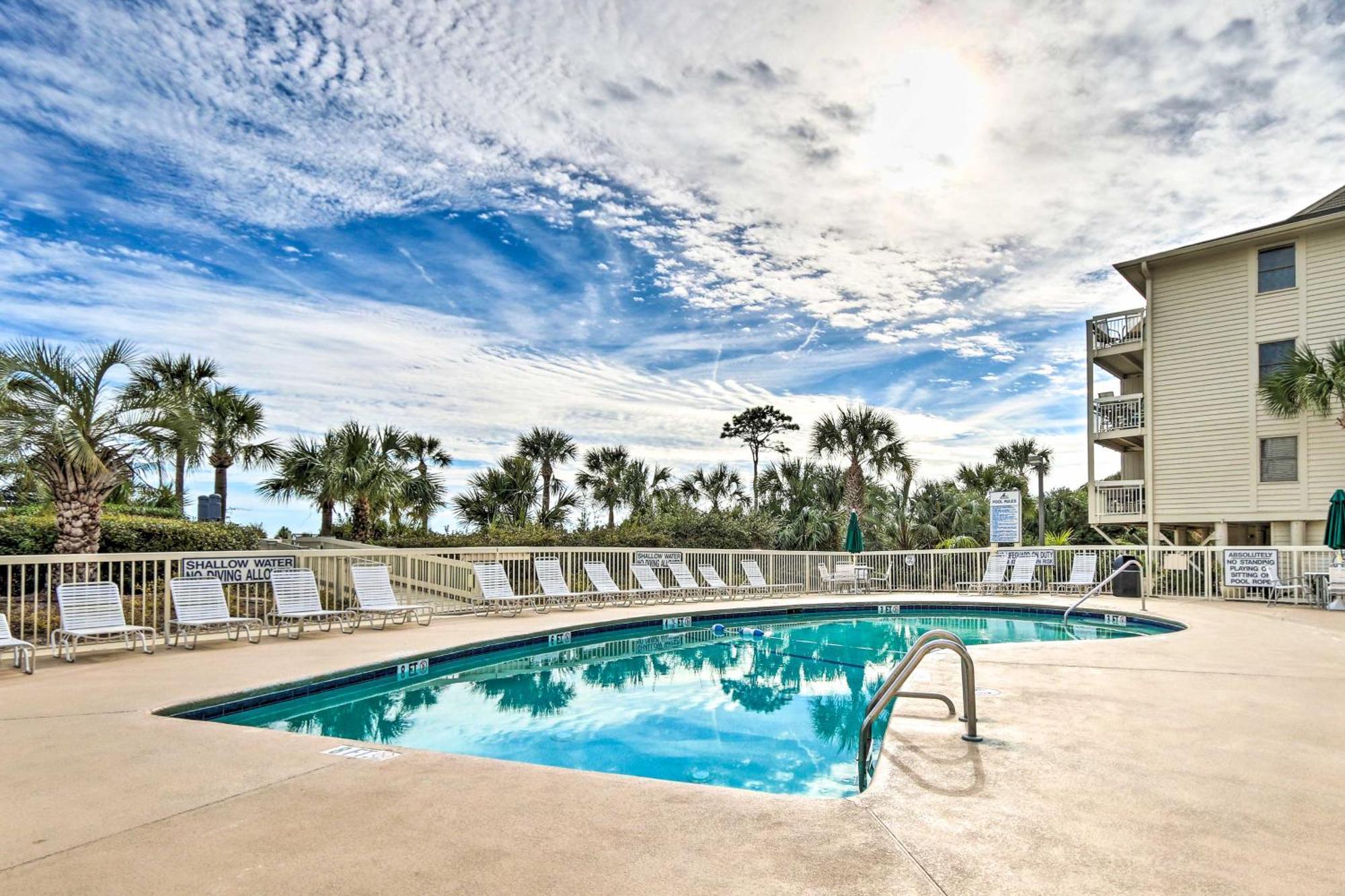 Beachfront Condo With Pool Access In Hilton Head! Hilton Head Island Exterior foto