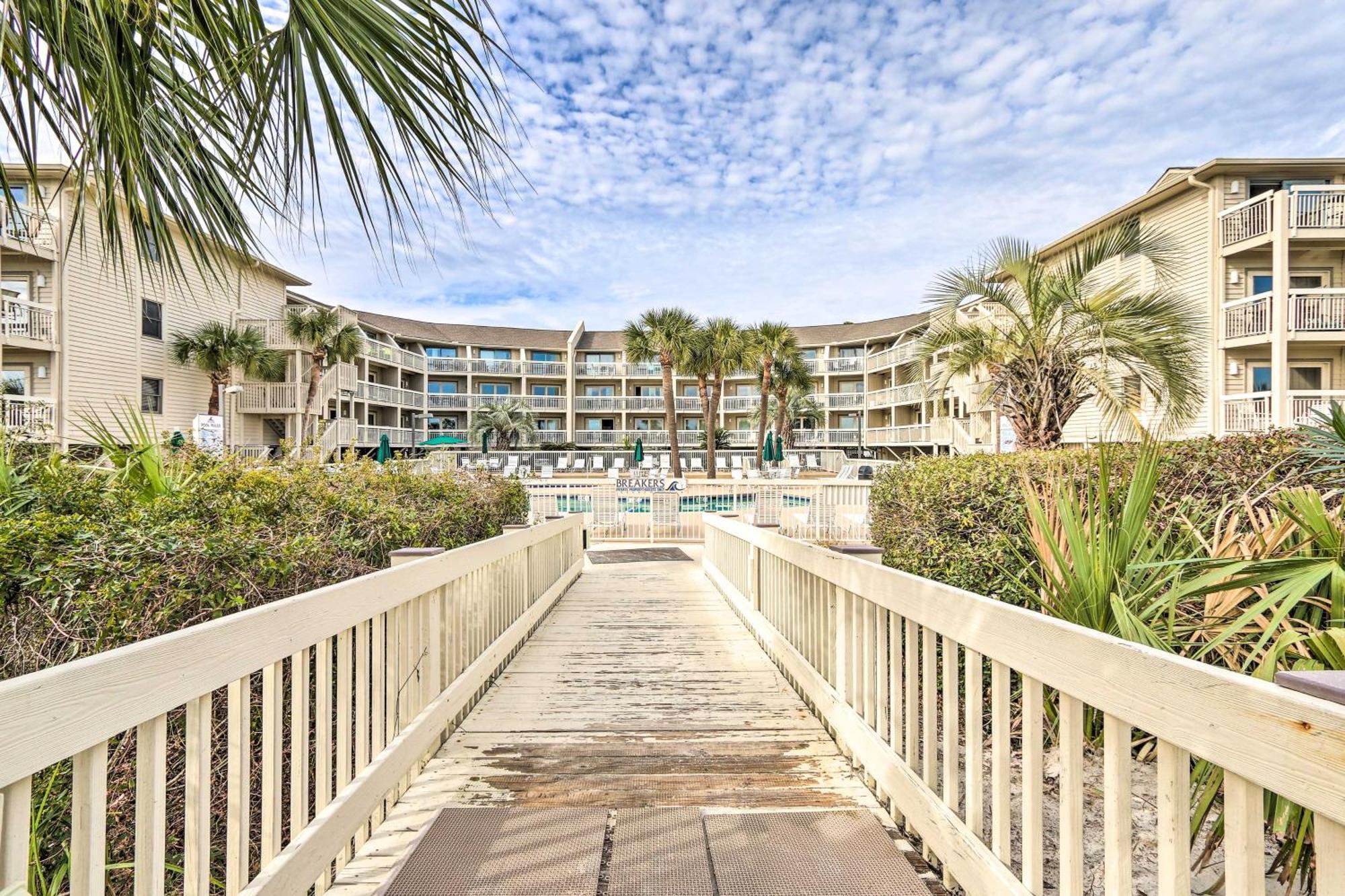 Beachfront Condo With Pool Access In Hilton Head! Hilton Head Island Exterior foto